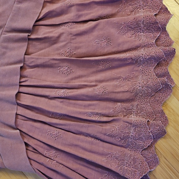 Free people.Light pink mauve sweatshirt dress top amazing - Picture 10 of 14